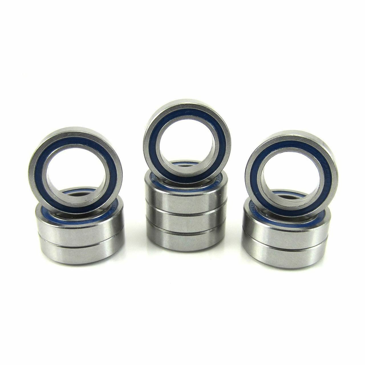 MR1016-2RS 10x16x4mm Precision High Speed RC Car Ball Bearing, Chrome Steel (GCr15) with Blue Rubber Seals ABEC-1 ABEC-3 ABEC-5
