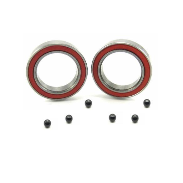 6701-2RS/C 12x18x4 Precision High Speed Ceramic Hybrid RC Car Bearing with Si3N4 Balls & Red Rubber Seals ABEC-1 ABEC-3 ABEC-5
